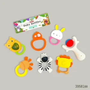 Lovely 7Pcs Baby Rattles Teether Toys Jhunjhuni Set (China)